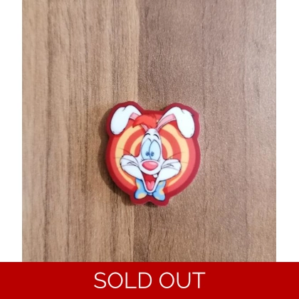 Roger Rabbit Face Single Pin Badge